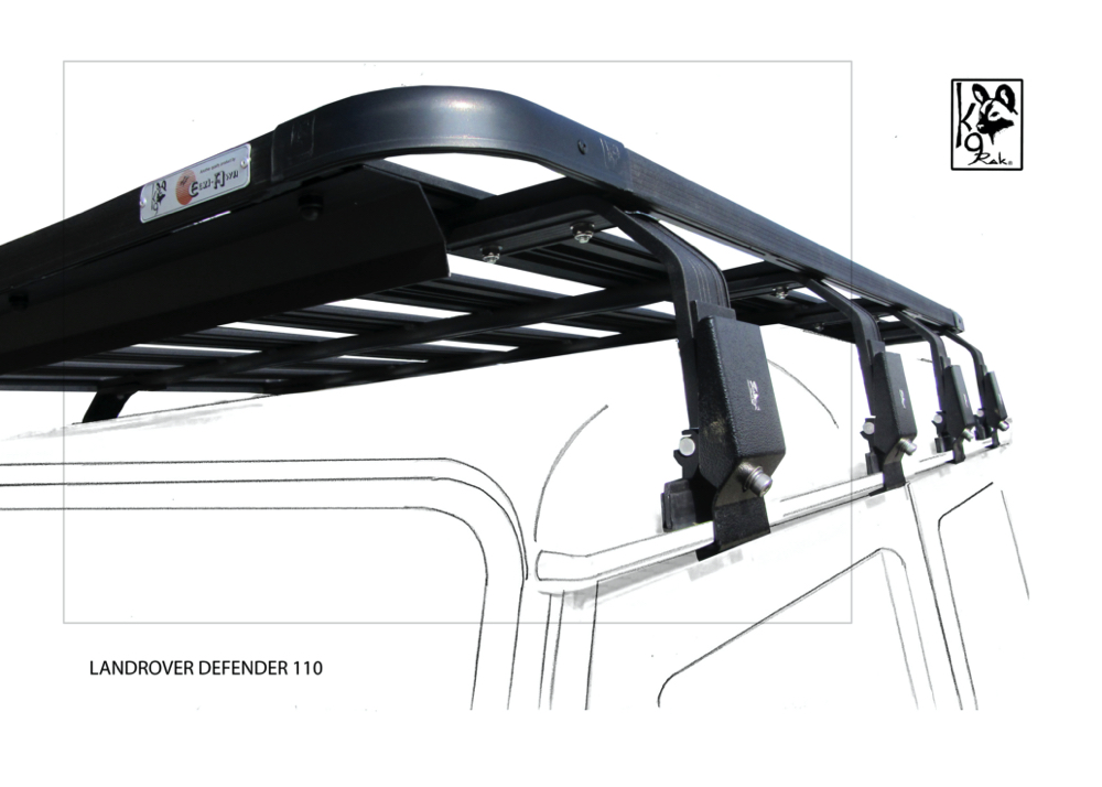 Eezi-Awn K9 Überdachung Land Rover Defender 110-1400 x 2000 mm – Bild 3