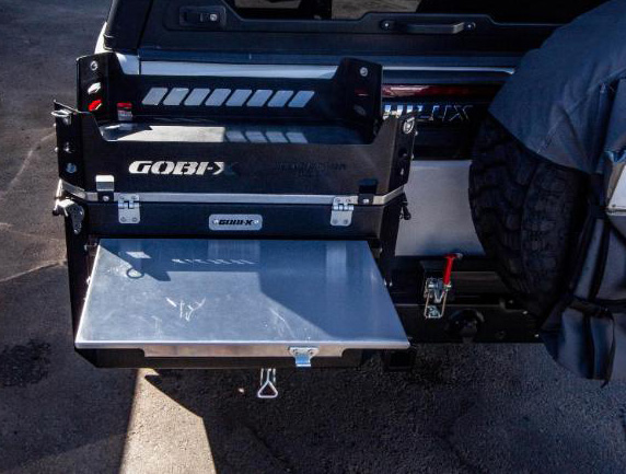 Gobi-X Utility Box Carrier-Rechte Seite-mit Pop-up Tisch-mit Top Carrier – Bild 3