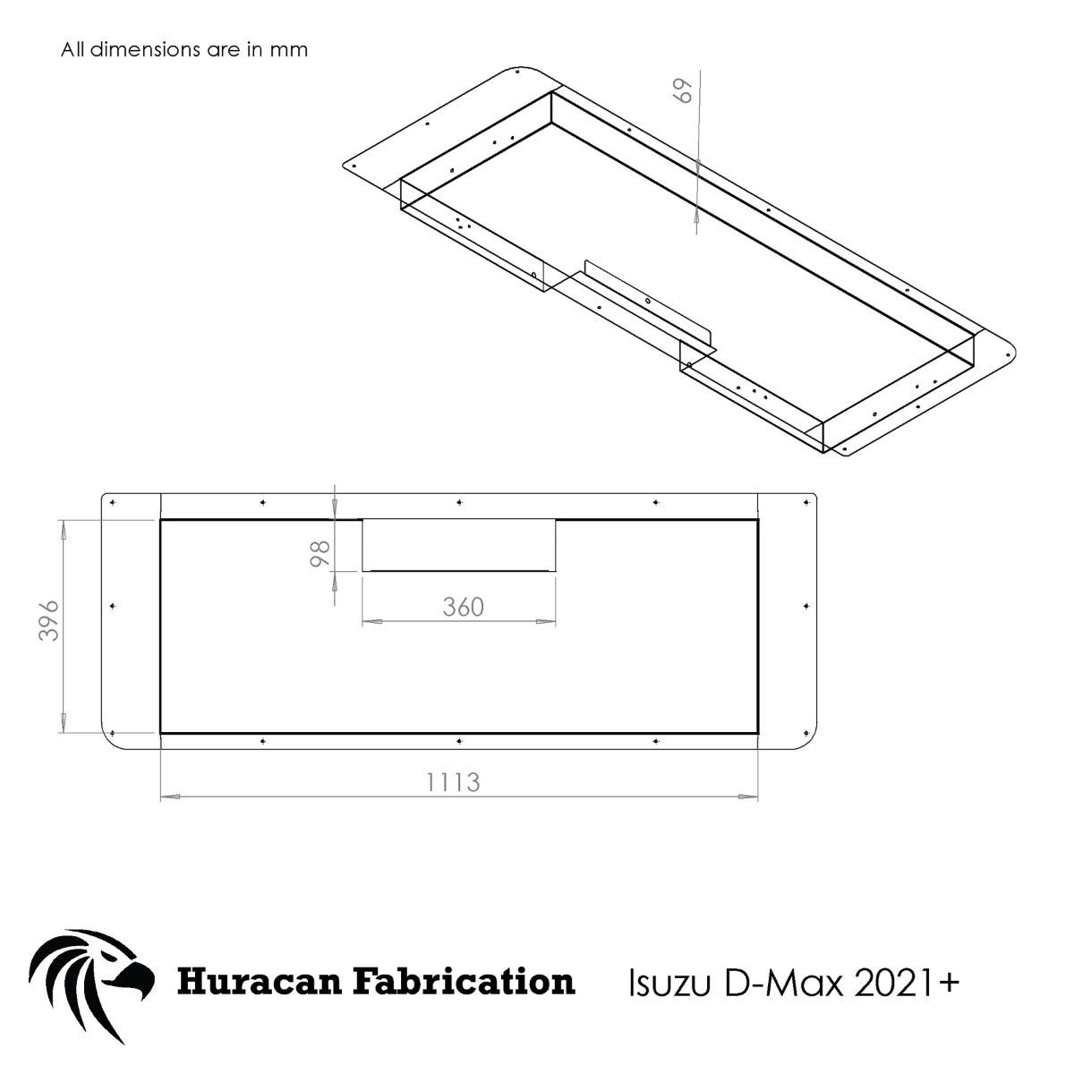 Stärkere Abdeckung für das Armaturenbrett Ineos Grenadier - anthrazit – Bild 2