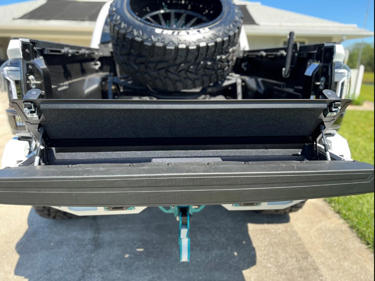 Huracan Fabrication Toyota Tacoma Heckklappe Lagerung Mod-Pulverbeschichtet – Bild 3