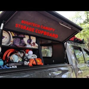 Bushtech Schrank - mit Teppichboden-Typ 4-Kein Kücheneinsatz-25 cm