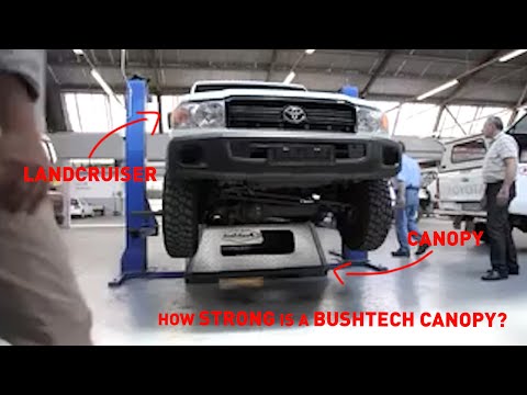 Bushtech Verdeck Isuzu D-Max (2021-2024)-Extra Cab-Aluminium Trittblech-Isoliert-Kein LED Licht – Bild 17