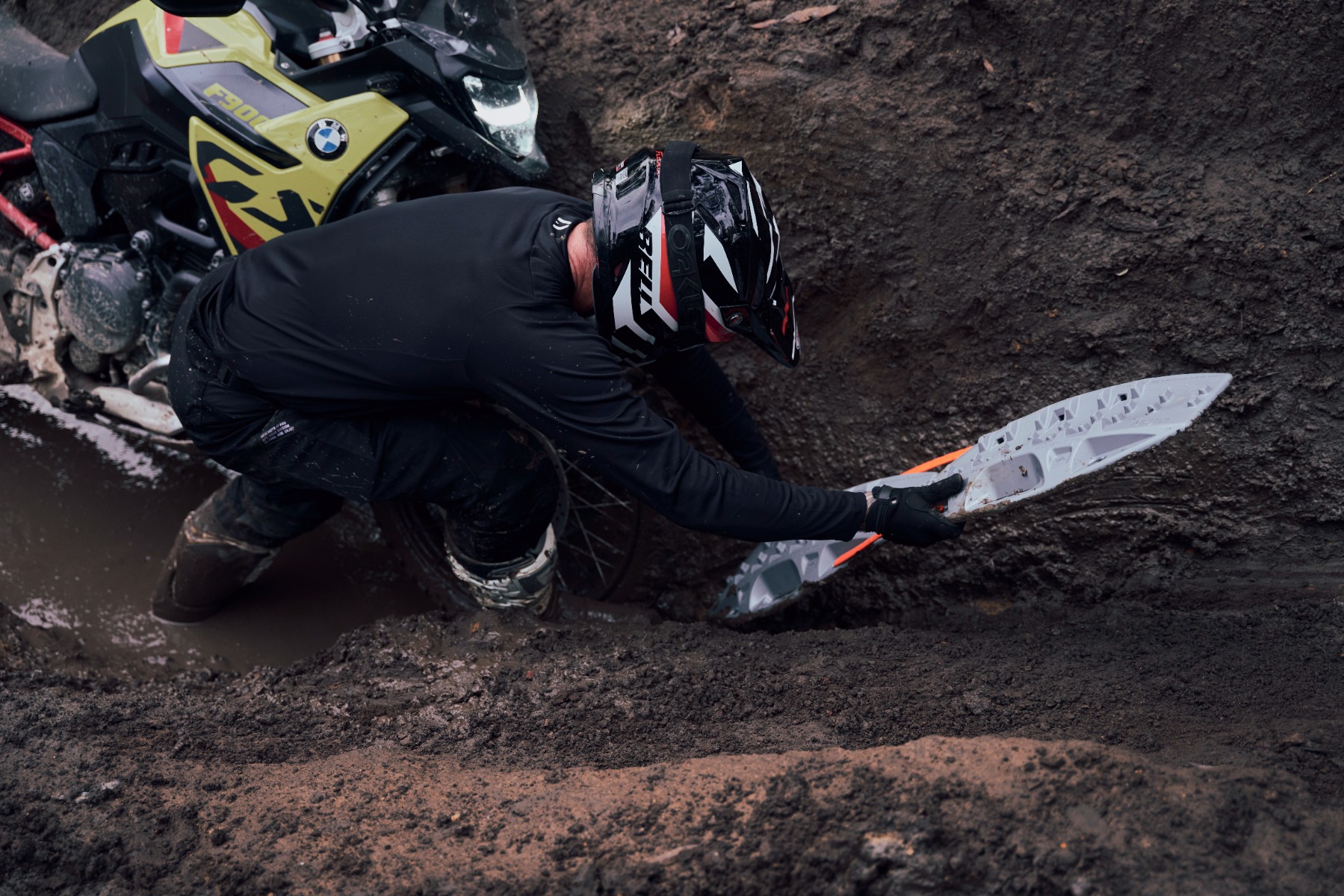 MaxTrax Moto Board-Titangrau