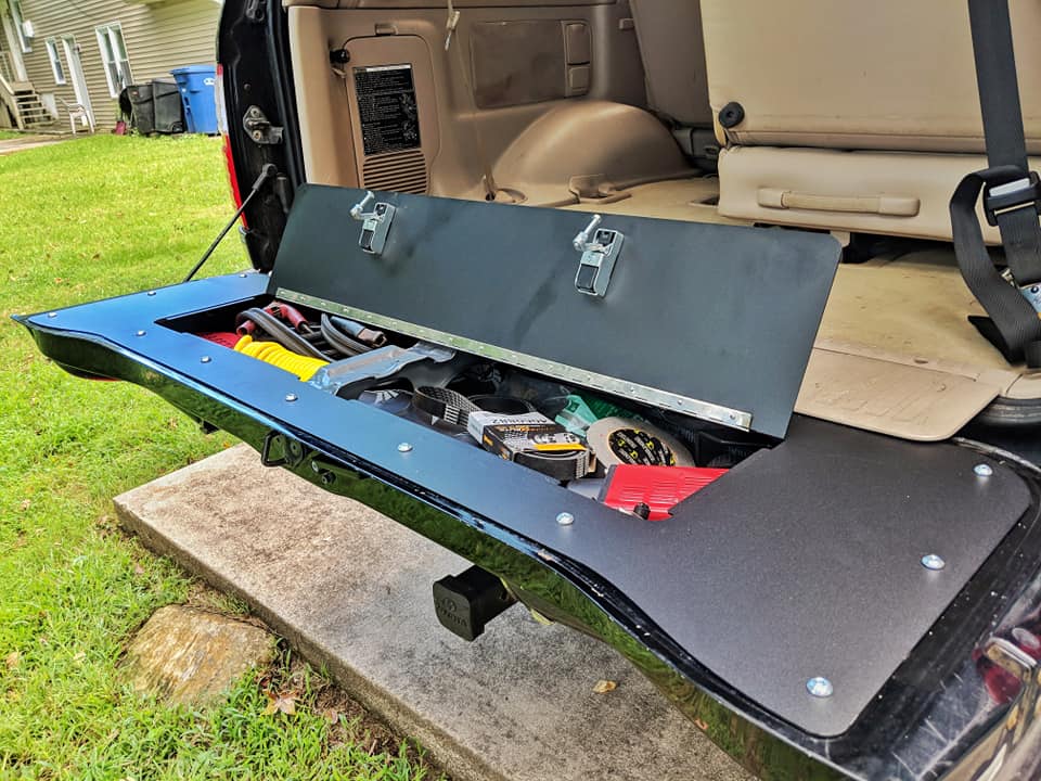Huracan Fabrication Land Cruiser 100 Serie Heckklappe Lagerung Mod-Pulverbeschichtet – Bild 2