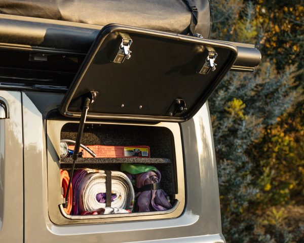Bushtech Suzuki Jimny Schrank – linke Seite
