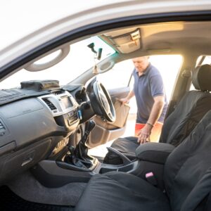 Bushtech Verdeck Toyota Hi Lux Revo J-Deck (2016-heute)-Xtra Cab-Aluminium Trittplatte-Nicht isoliert-Kein LED Licht
