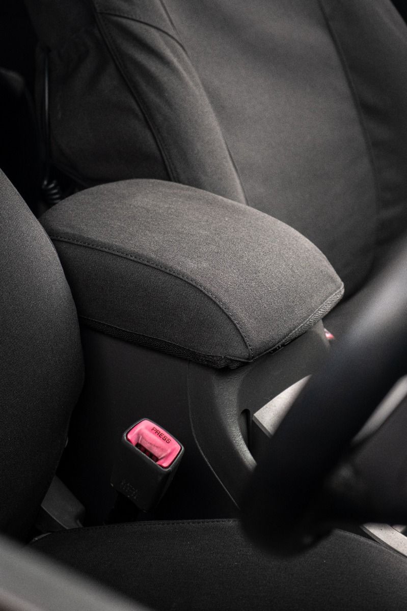 Tougher Front Seat Cover Kit Toyota Hi Lux Revo-Charcoal – Bild 4