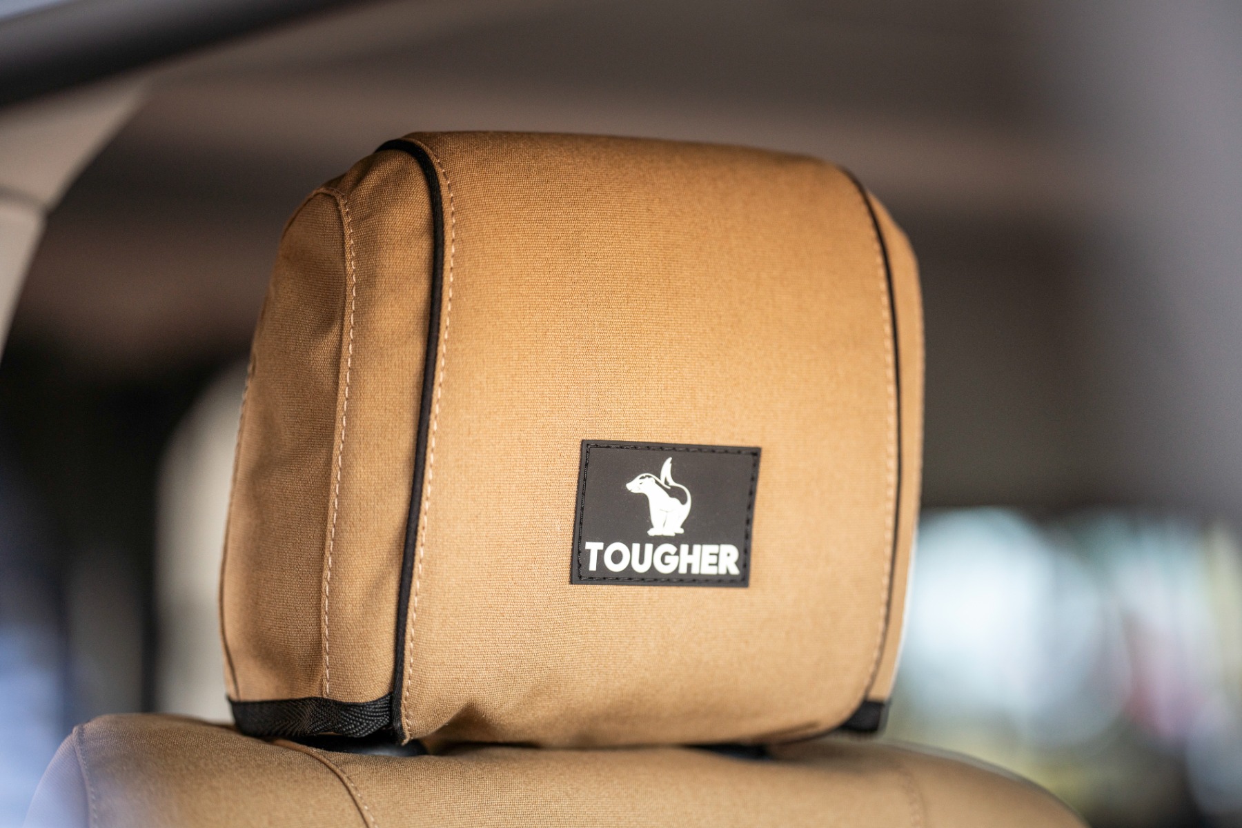 Tougher Front Seat Cover Kit Ineos Grenadier-Light Khaki – Bild 2